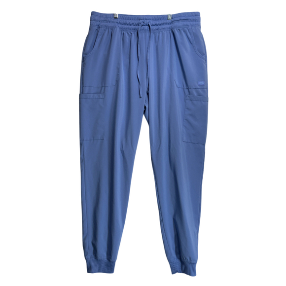 Dickies Blue Oasis Scrub Pants 2XL Tall Women's Medical Pants Pockets - Picture 1 of 11